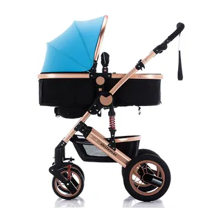 Customization Hot Sale High Quality Baby Pushchair Stroller 3 In 1 Smart Stroller Beautiful Price Factory Wholesale