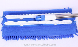 Microfibra polvo Chenille mop kit duster magia telescópica ajustable de la manija plana limpiador - Product Image 2