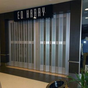 <span class=keywords><strong>Porte</strong></span> pliante en polycarbonate transparente 24 heures, <span class=keywords><strong>porte</strong></span> accordéon en cristal pour le magasin - Product Image 3