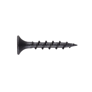 3.5*25 noir galvanisé phosphaté manufacuture fixation plaques de plâtre vis de <span class=keywords><strong>cloison</strong></span> sèche - Product Image 1