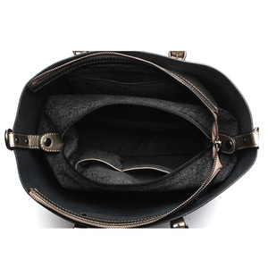 Bolso de mano de cuero de vaca auténtico brillante para mujer, <span class=keywords><strong>bolsa</strong></span> de mano femenina con estilo, a la moda, de diseñador de marca - Product Image 5