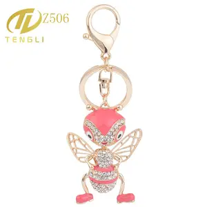 Ant promotional metal keychain custom logo key chain supplier