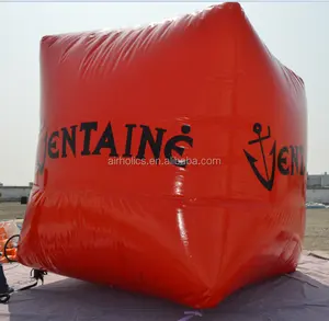 Bouées gonflables rouges et carrées avec Logo, pour <span class=keywords><strong>jeux</strong></span> d'eau W3042, 1 pièce - Product Image 1