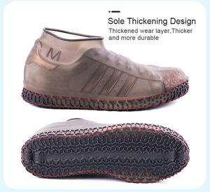 UNE Chaussures Housse De Pluie Étanche Protecteurs De Chaussures Imperméable <span class=keywords><strong>Réutilisable</strong></span> Chaussures Couvre Les Couvre-chaussures - Product Image 3