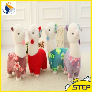 2016 Nouvelle Arrivée Coloré Fleur Alpaga Peluche Jouets Mignon Peluche Oreiller Doux Jouets pour Enfants Enfants ST16235 - Product Image 1