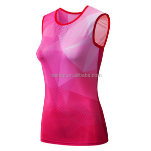 Abbigliamento sportivo da donna OEM canottiere da corsa in bicicletta - Product Image 1