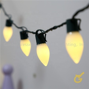 C7 C9 Dâu Tây LED Giáng Sinh Chuỗi Đèn E12 E17 Cơ Sở Ngoài Trời Không Thấm Nước Retro Bóng Đèn Cho Kỳ Nghỉ Patio Vườn Đảng Trang Trí Nội Thất - Product Image 5