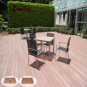 Waterproof Outdoor PVC WPC Terrace Decking