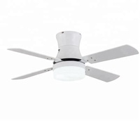 52 pulgadas de estilo europeo de bajo perfil gigante hoja de madera KDK ventilador de techo con fuente de luz led CB CE aprobado
