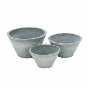 Urne ronde <span class=keywords><strong>en</strong></span> Fiberclay antigel trou de drainage <span class=keywords><strong>pot</strong></span> de fleur et jardinière <span class=keywords><strong>en</strong></span> fibre de verre poly résine - Product Image 1