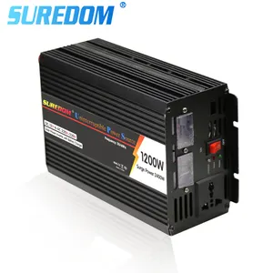 Inverter With UPS Charger 1200W 12v 220v in Car Charger Modified Sine Wave Power--Real 1200W/ Peak 2400W translator