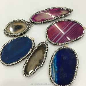 Colgante de diamante de ágata, suministro - Product Image 2