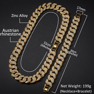 Collar de cadena de eslabones cubanos para hombre, cadena cubana, estilo Hip Hop - Product Image 4