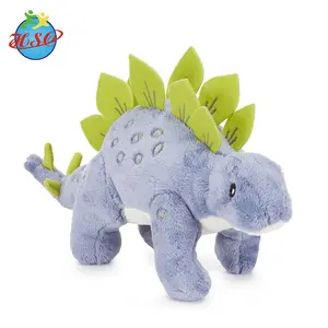 Unisex Stuffed Dino Dinossauros Ponderada Pelúcia Soft Toy com Algodão PP Enchimento