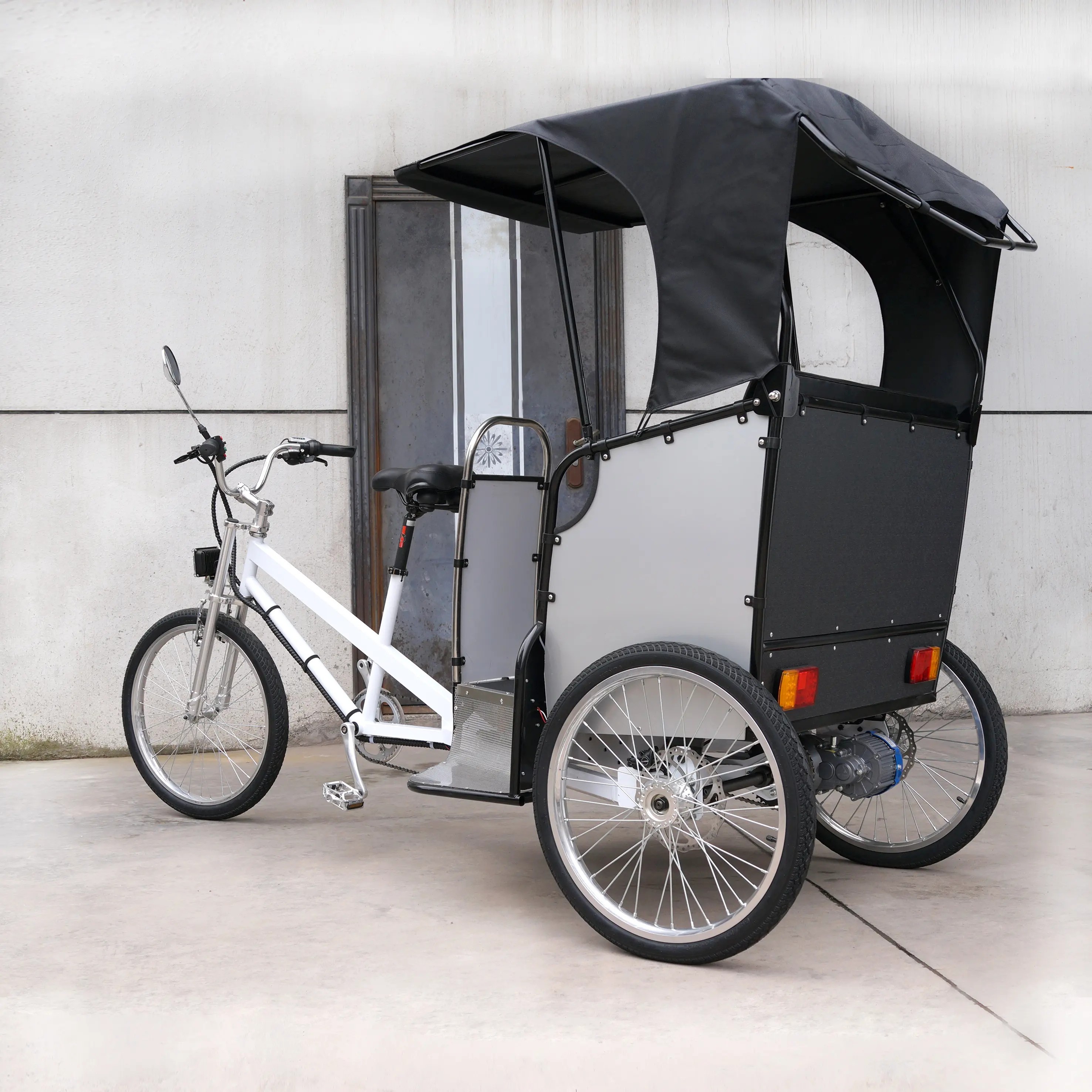 ESTER-Rickshaw eléctrico, Bicicleta eléctrica con 3 ruedas, para Taxi