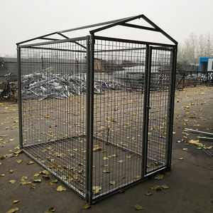 Chenil pour chien en fil galvanisé de 1,5*2*1,83 m avec toit de protection contre la pluie ; Cage en fil pour chien pas chère et adorable, en vente chaude - Product Image 4