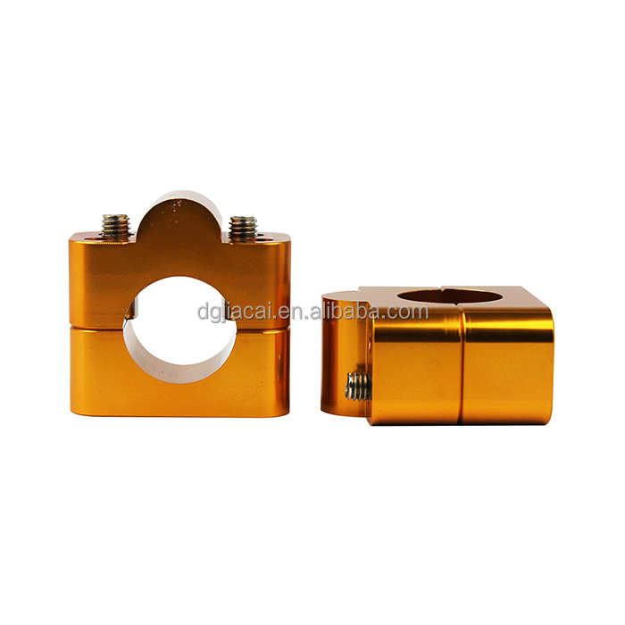 CNC Универсальный зажим Стойка конический руль золотой алюминий