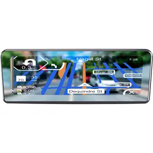 Akıllı Ayna Bağlantı 7 "çerçevesiz LCD Ekran Araba Yedekleme Park OEM Dikiz Aynası ile dikiz Aynası Monitör fren ışığında kamera Van