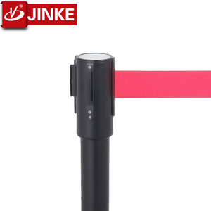 Poste Retráctil de Metal para Sistema de Control de Filas, Barrera de Tráfico para Control de Multitudes - Product Image 2