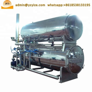Orizzontale autoclave <span class=keywords><strong>rotary</strong></span> la doccia cibo sterilizzatore pot industriale storta - Product Image 5