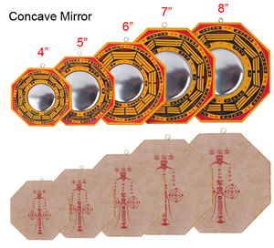 Kingfeng Shui — miroirs incurvés et <span class=keywords><strong>convexe</strong></span>, bois jaune, angua, taille 4 à 12 pouces - Product Image 6