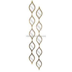 <span class=keywords><strong>Specchio</strong></span> da <span class=keywords><strong>Parete</strong></span> Decorativo in Metallo Dorato a Forma di Goccia all'Ingrosso - Product Image 1