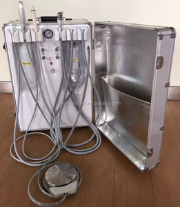 치과 치료 단위 공기 체계, 급수 시스템 흡입 및 배수장치 기능을 가진 휴대용 치과 단위 치과 의자 - Product Image 5