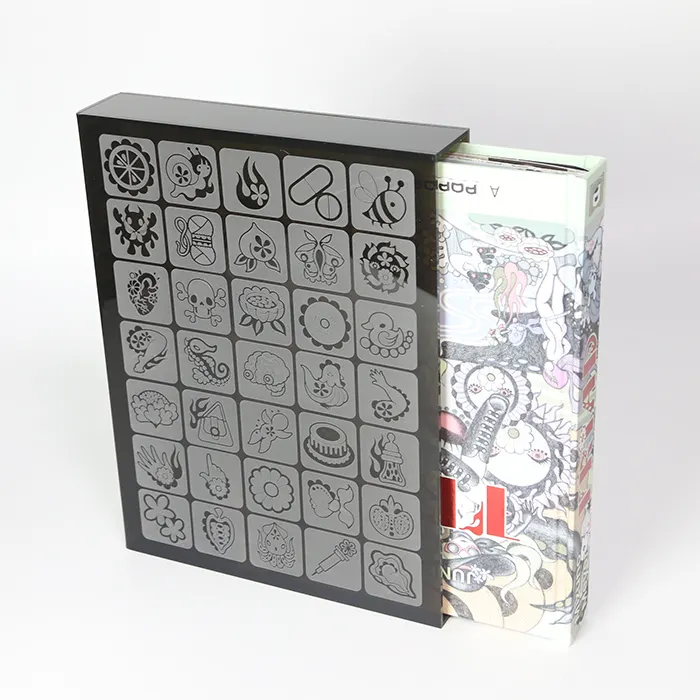 ที่มีสีสันทำเองพิเศษออกแบบหนังสืออะคริลิคSlipcase PlexiglassนิตยสารSlipcase