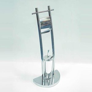 Porte-papier hygiénique en forme de courbe en métal - Product Image 4