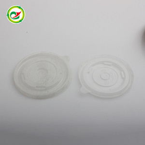 Desechable PS plástico PET plana Tapas de cúpula café sorber tapas fabricante - Product Image 2