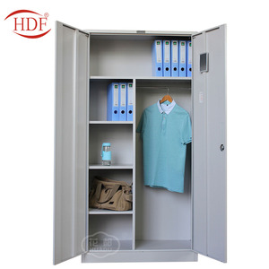 Équipement de bureau 2 portes, en acier, meubles de bureau, <span class=keywords><strong>rangement</strong></span> industriel, armoire, garde-robe en métal - Product Image 2