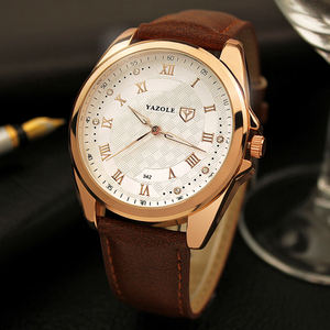 YAZOLE D 342 Hot Selling <strong>Mens</strong> Quartz <strong>Watches</strong> Custom logo Luxury <strong>Watch</strong> in Wrist Wholesale <strong>Cheap</strong> China Manufacturer Wristwatch - Product Image 1