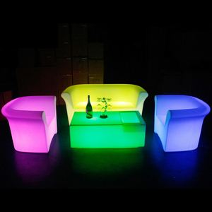 Canapé de salon moderne de luxe avec éclairage <span class=keywords><strong>LED</strong></span> à changement de couleur RGB 16 couleurs - Product Image 4