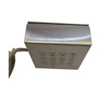 Tôle d'aluminium anodisé noir personnalisé IP65 estampage de métal boîtiers électroniques de soudage boîte de télévision armoire réseau Android
