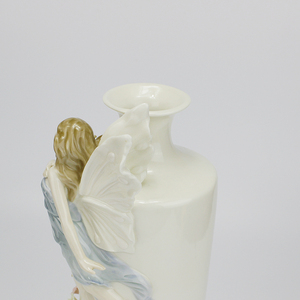 De mariage et décor à la maison en céramique <span class=keywords><strong>anges</strong></span> fleur vase - Product Image 4