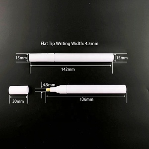 Đóng Gói Trong Số Lượng Lớn 4.5 Mét Viết Chiều Rộng Ống Nhôm Rỗng Sơn Bút Đầu Phẳng 15 Mét Đường Kính Bút DIY <span class=keywords><strong>Marker</strong></span> <span class=keywords><strong>Pen</strong></span> Mà Không Cần Mực - Product Image 3