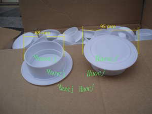 Slim guides plastic wall hole cover with lid mounting clamp for the conditioner installation - Product Image 1