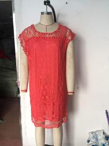 2023 Plus Size 5XL <span class=keywords><strong>abiti</strong></span> da donna O collo abito elegante <span class=keywords><strong>in</strong></span> <span class=keywords><strong>pizzo</strong></span> bianco - Product Image 4