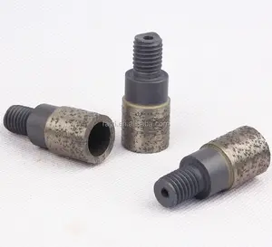 Pietra Da Taglio Bit Dito per CNC Macchina 20x20 T M12 Discussione, diamante CNC Taglio Bit Dito Incrementale