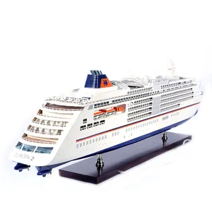 नई आगमन लंबाई 100 cm लकड़ी क्रूज जहाज मॉडल बार रोशनी के साथ सजाया YL007