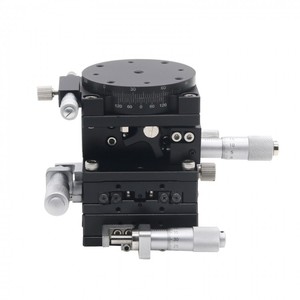 4 Trục 60*60Mm XYZR Cắt Tỉa Nền Tảng Hướng Dẫn Sử Dụng Giai Đoạn Tuyến Tính Tinh Chỉnh Bàn Trượt - Product Image 2