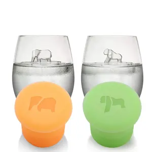 Polar Bear and Penguins Silicone Ice Mold 2pcs Set, for Party, Whisky,  Cocktail & More