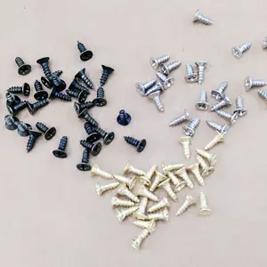 M2.5x 6mm 5000pcs/包银色青铜黄铜螺丝，用于木制家具箱盒铰链金属紧固件