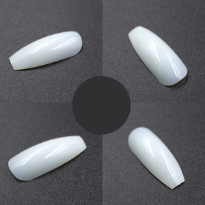 500pcs Fábrica Direta Preço Caixão ABS Acrílico <span class=keywords><strong>Nails</strong></span> Full False Nail Cover Longo Natural Nail Tips - Product Image 3