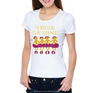 OEM 100% cotton Fabric Weight blank slim white women t shirts