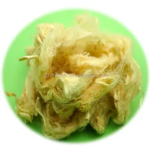 1.5Dx51mm Natural White Soybean Fiber Soya Bean Fiber Soybean Fiber Textile