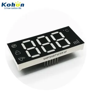 Customized LED number symbol indicator electronic component devices for temperature volume meters