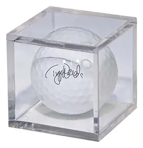 Acrylic Golf Ball Display Box Square Acrylic Display Cube Holder