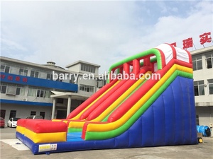 Bán Hot Tall Dual Lane Thương Mại Inflatable Trượt Nước - Product Image 3