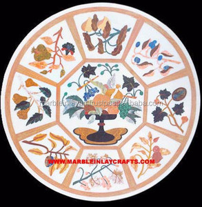 ท็อปโต๊ะกาแฟหินอ่อนลายวงกลม - Product Image 1